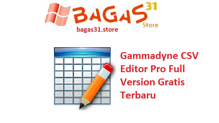 Gammadyne CSV Editor Pro 31.0 Full Version Gratis Terbaru