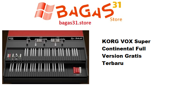 KORG VOX Super Continental Full Version Gratis Terbaru